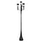 Z-Lite Davina 3 Light Outdoor Post Mounted Fixture, 31.5in. W x 125.75in. H, Black 5016PHMR-4-564P-BK - alternate 7